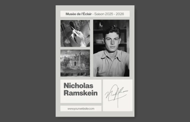 Autogrammkarte Nicholas Ramskein